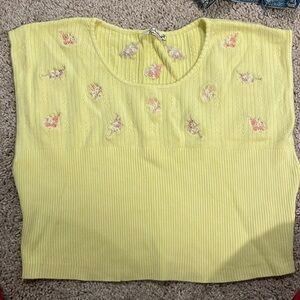 Free people cropped shirt